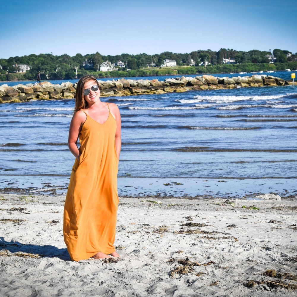 Zenana Maxi Dress with Pockets